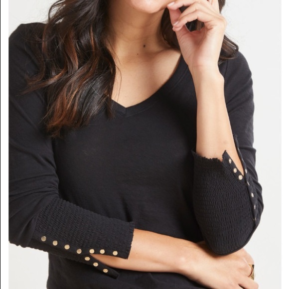 Nation Ltd Paige Smock Sleeve Tee - Picture 3 of 13